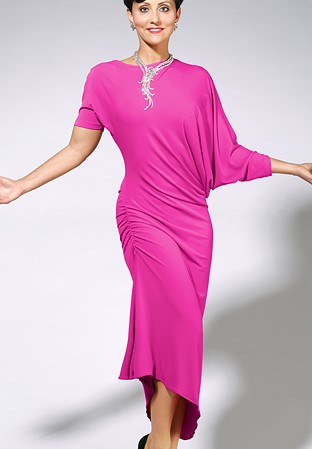 Zdenka Arko Ballroom Dance Dress D1301-Fuchsia
