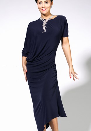 Zdenka Arko Ballroom Dance Dress D1301-Navy
