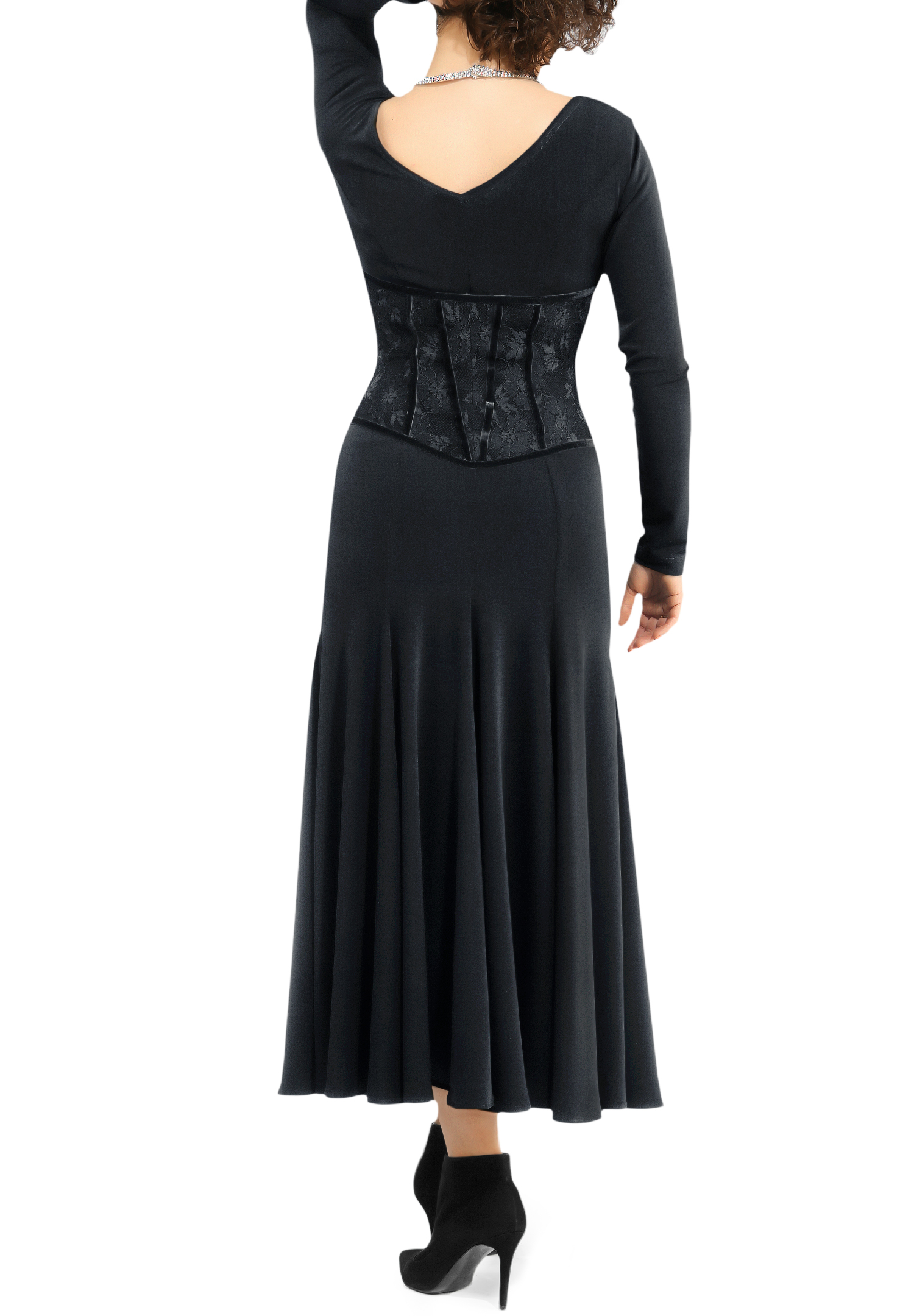 Zdenka Arko Corset Waist Ballroom Dress D1701 Dresses