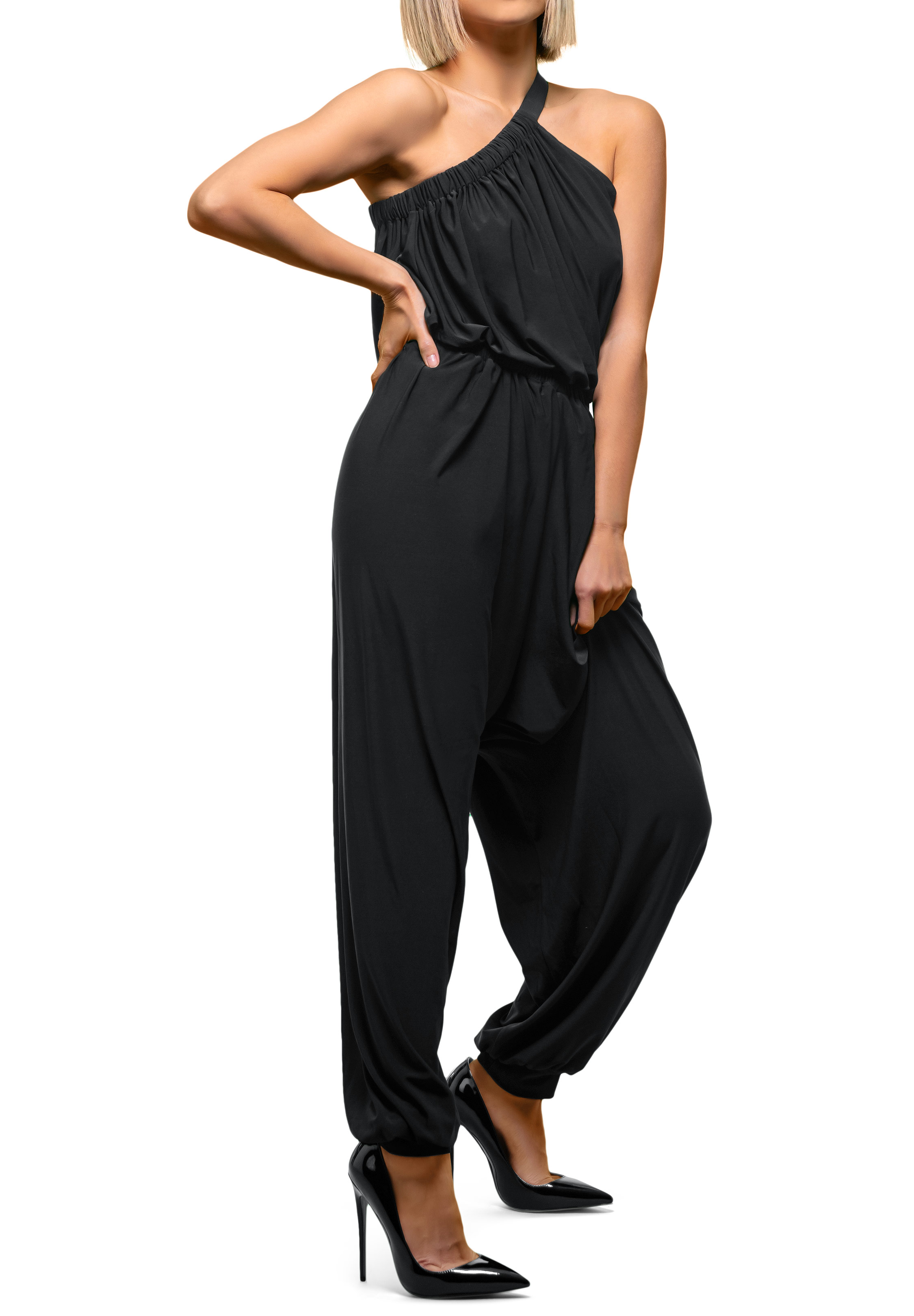 Carmen for Chrisanne Clover Greta Jumpsuit-Black