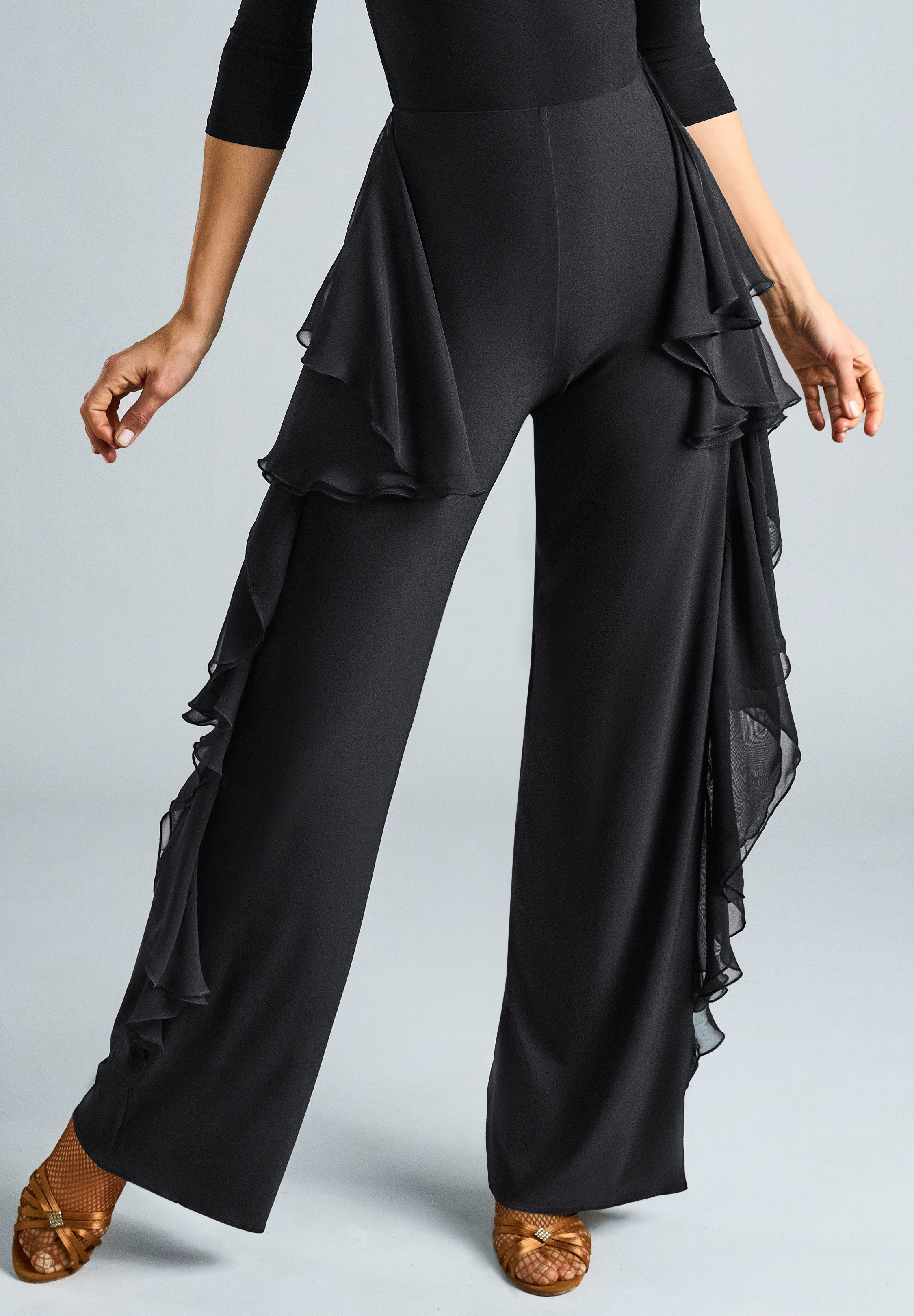 Chrisanne Clover Payton Ladies Trousers-Black