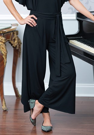 Dance America DA Natural NP2 - Brazilian Wrap Pants-Black