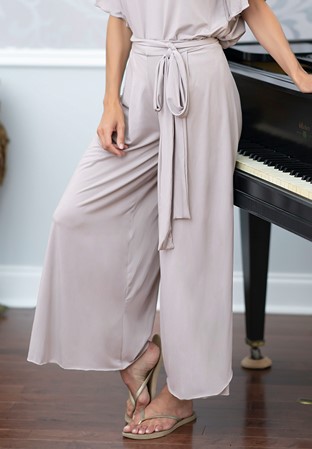 Dance America DA Natural NP2 - Brazilian Wrap Pants-Heather Grey
