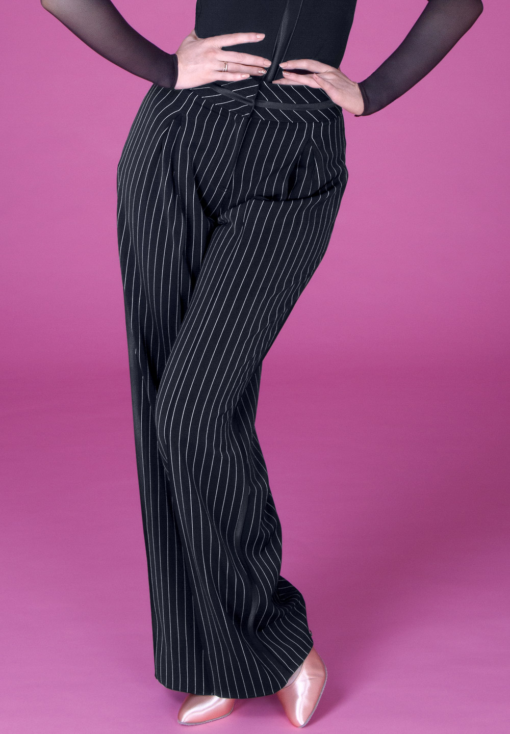 DSI Hayley Ballroom Trousers 3731-Black Stripe