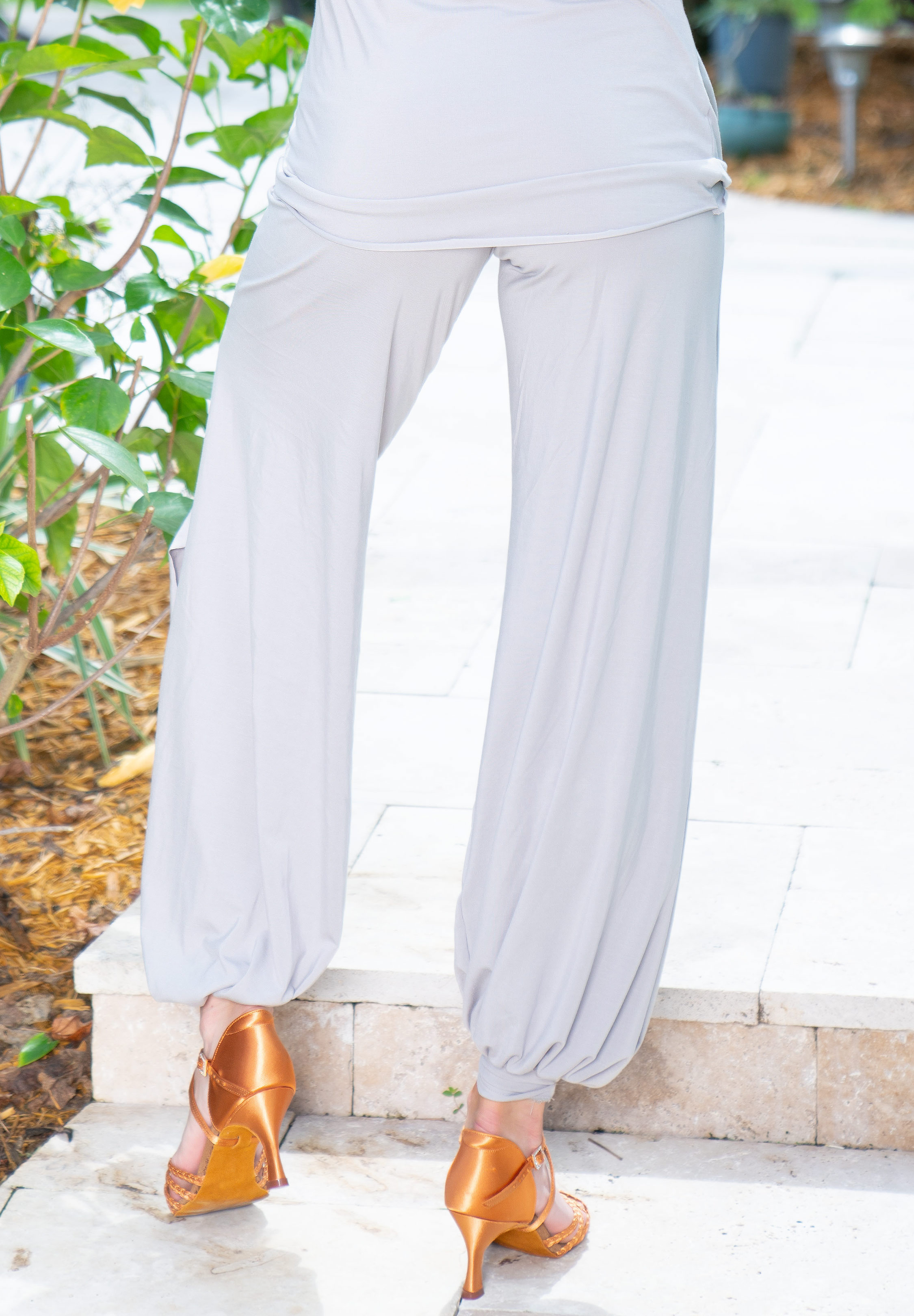 Dance America DA Natural NP3 - Slit Harem Dance Pants | Pants