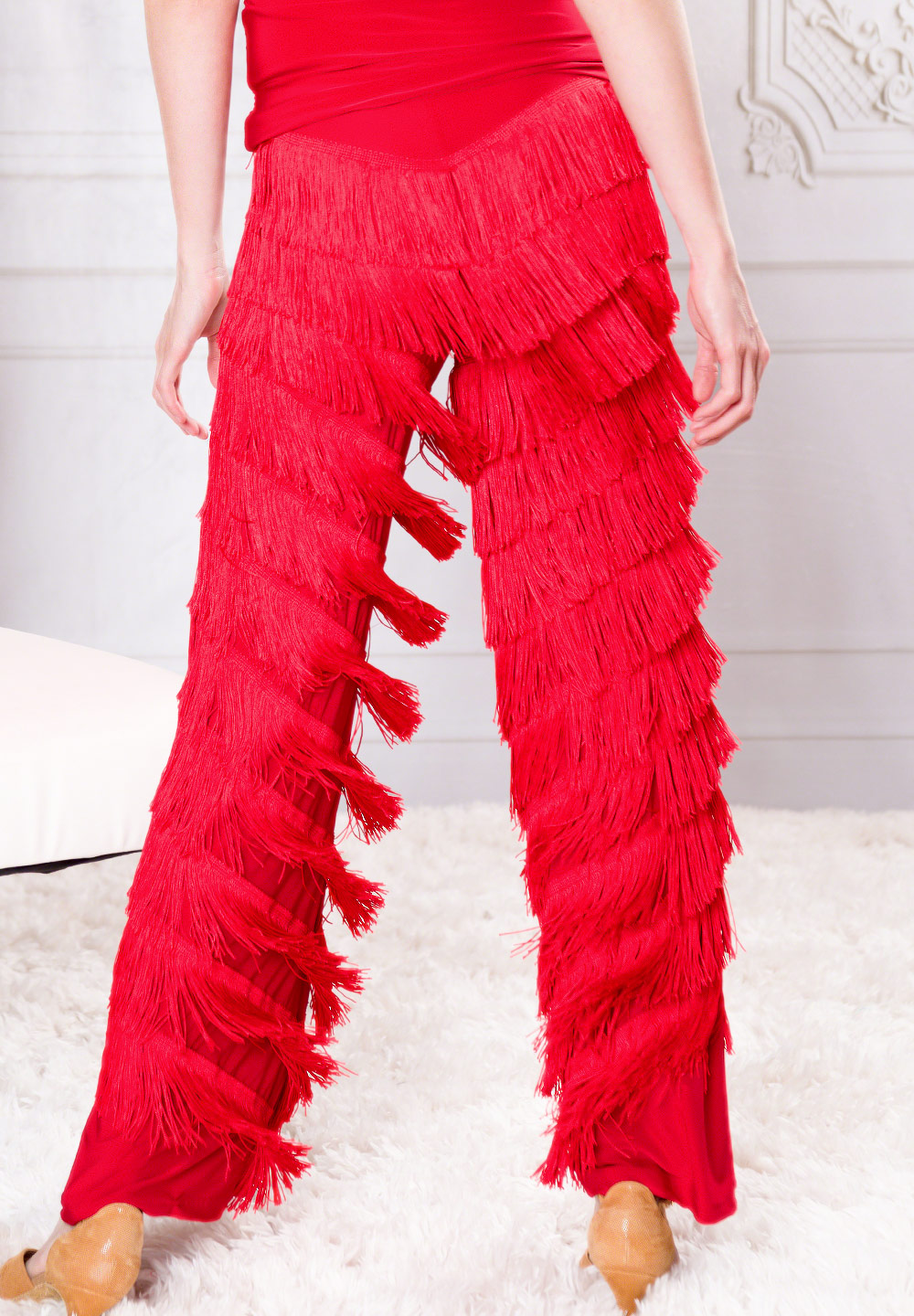 Dance America P005 Full Fringe Pants Pants