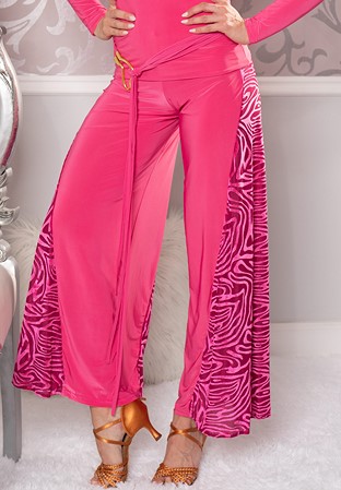 Doubl Pink Dance Pants Women 2023 new Vertical Modern Pants High Waist  Latin Dance Practice Pants Ballroom Dance Women Pants - AliExpress
