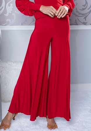 Dance America P203 - Palazzo Pants-Red
