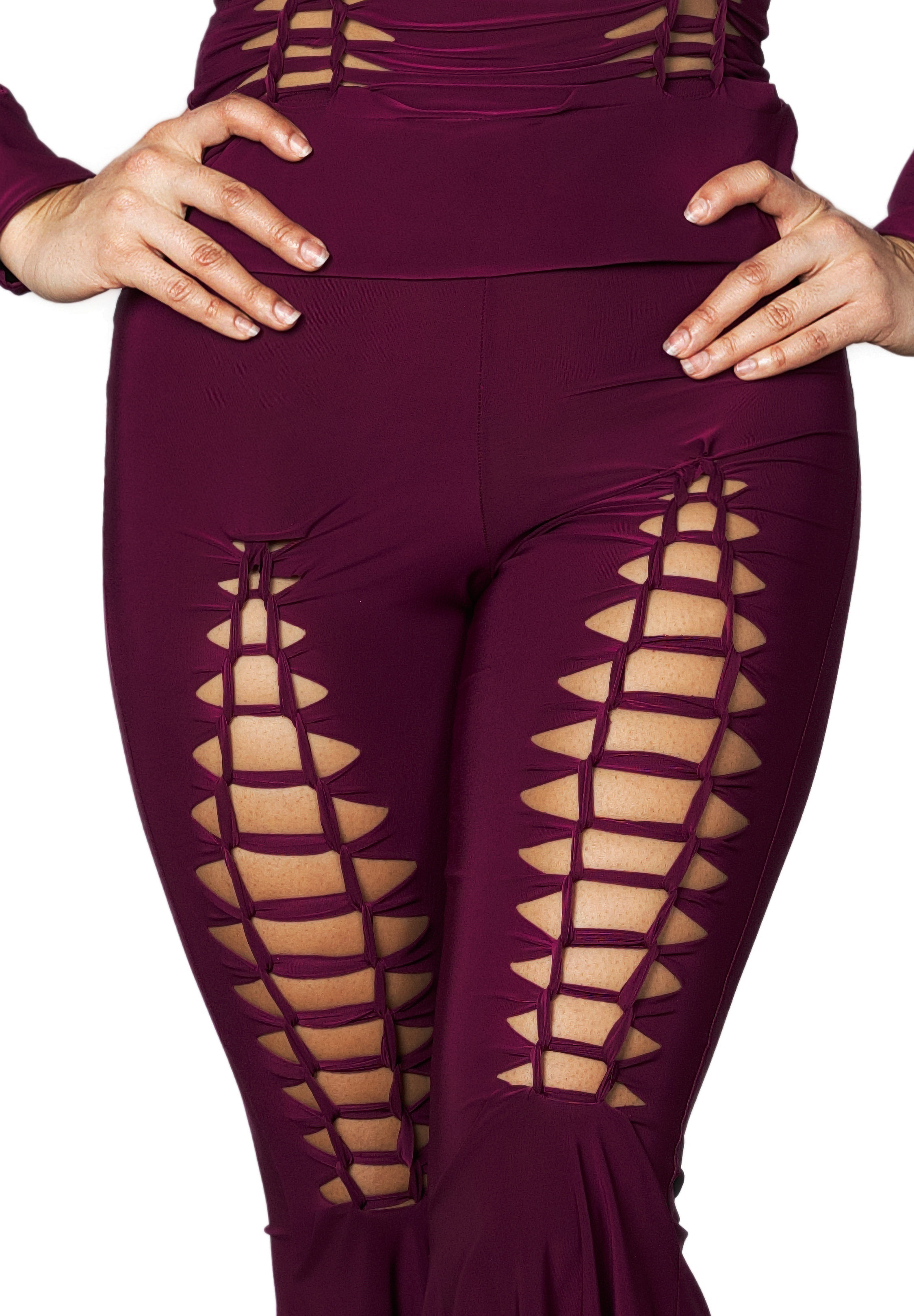 Dance America P2404 Crochet Bell Bottom Pants Pants