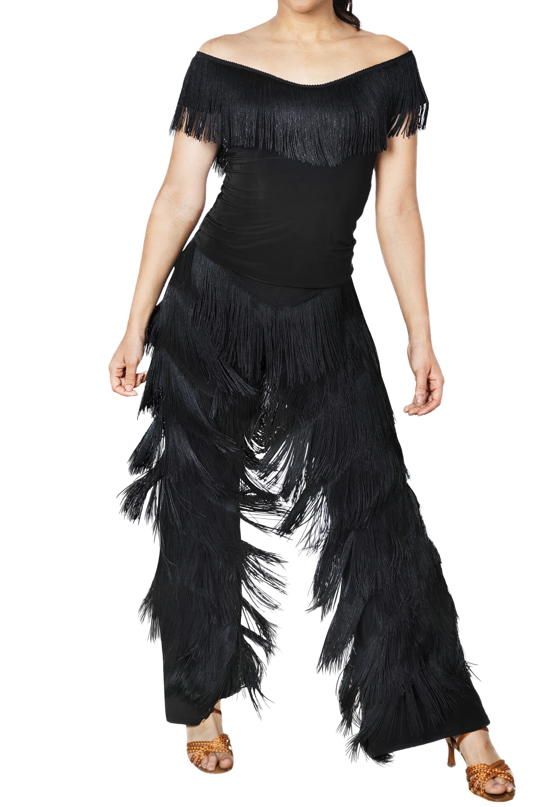 Dance America P2410 - Full Fringe Pants | Pants