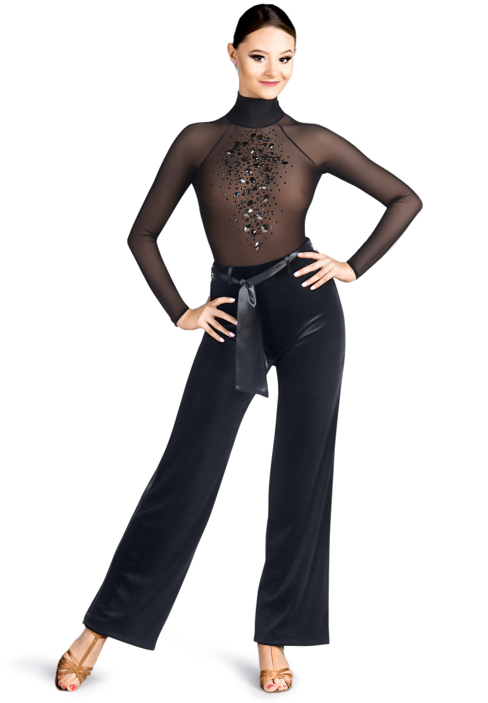 Dance Box Maddison Velvet Pant P19120029 | Pants