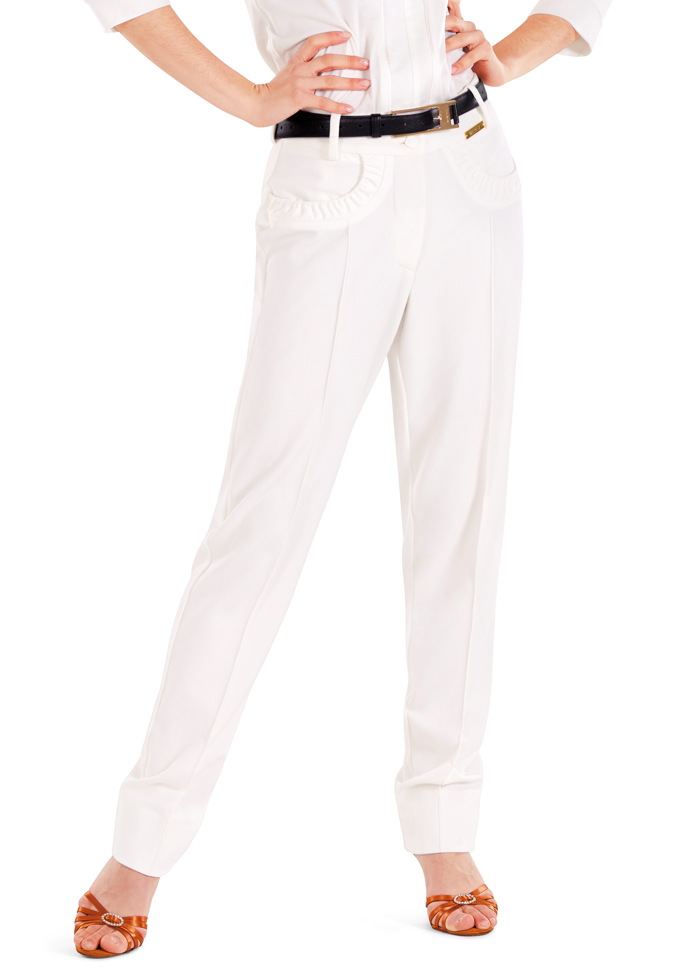 Maly Womens Lifestyle Trousers B201404-Cream