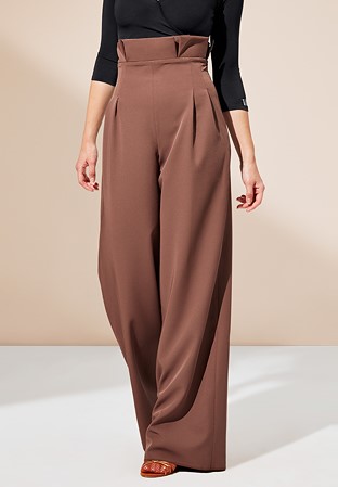 PopconAtelier High Rise Pants WLP026-Brown