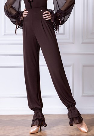TID Ankle Tie Practice Trousers K014-Brown