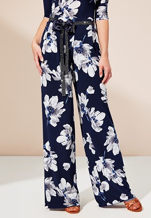 PopconAtelier Womens Dance Trouser WP001-Navy/White
