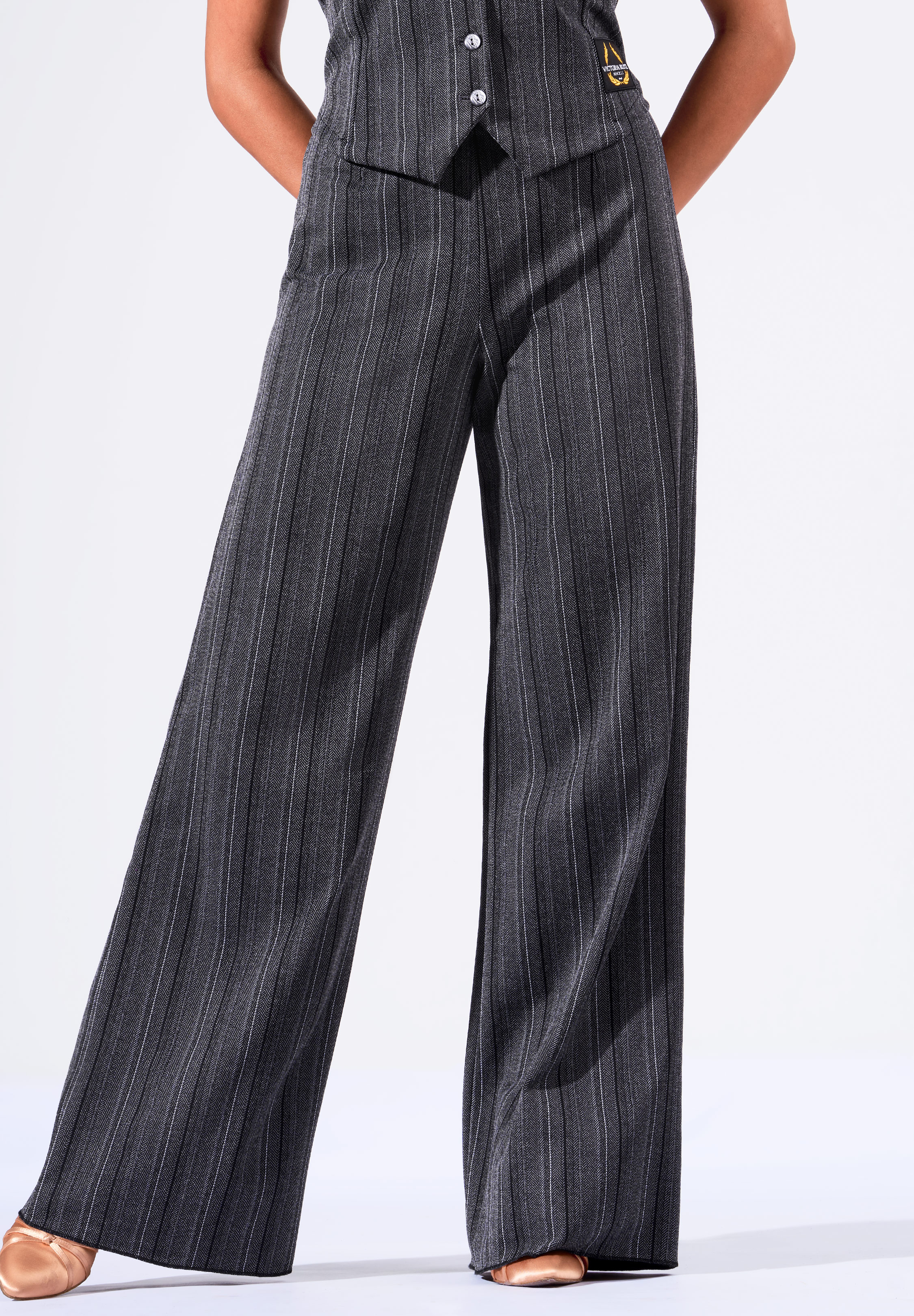 Victoria Blitz Ladies Dance Trousers ST001GR-Grey