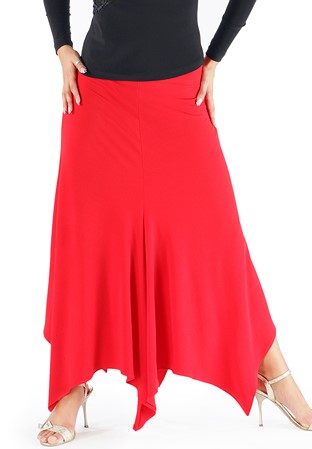 Zdenka Arko Ballroom Skirt S609-Light Red