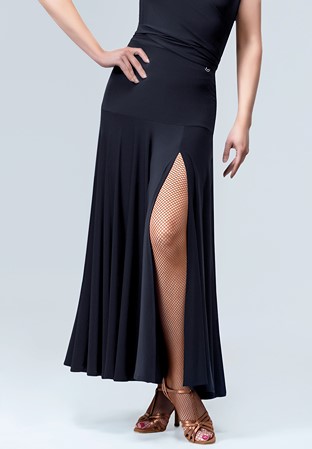 Chrisanne Clover Temptress Ballroom Skirt-Black