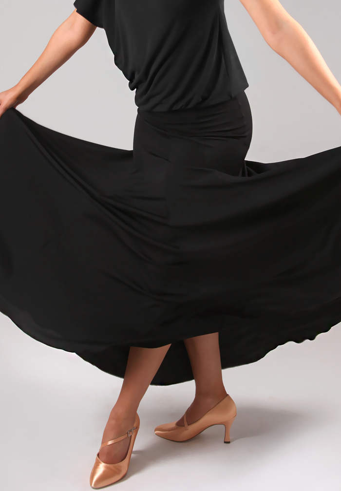 DSI DARCY Ballroom Dance Skirt 3530-Black