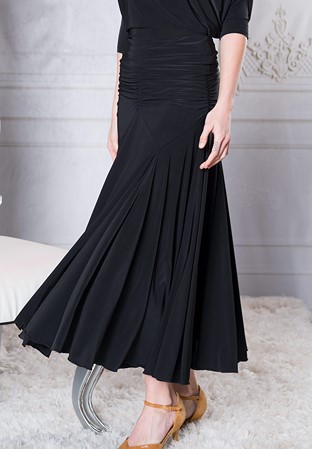 Dance America S201 - Long Tulip Skirt-Black