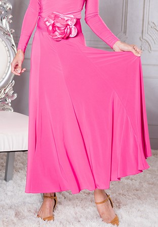 Dance America S205 - 8 Panel Simple Skirt-Pink