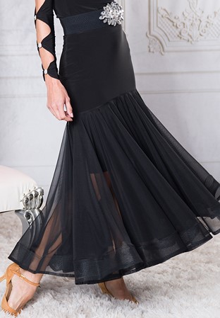 Dance America S215 - Long Nimbus Skirt-Black