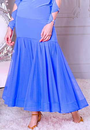 Dance America S215 - Long Nimbus Skirt-Blue