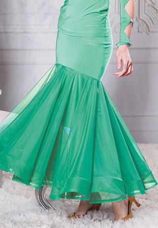 Dance America S215 - Long Nimbus Skirt-Green