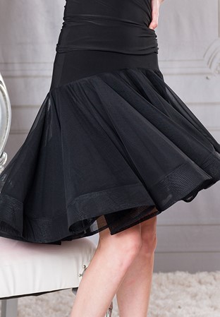 Dance America S216 - Short Nimbus Skirt-Black