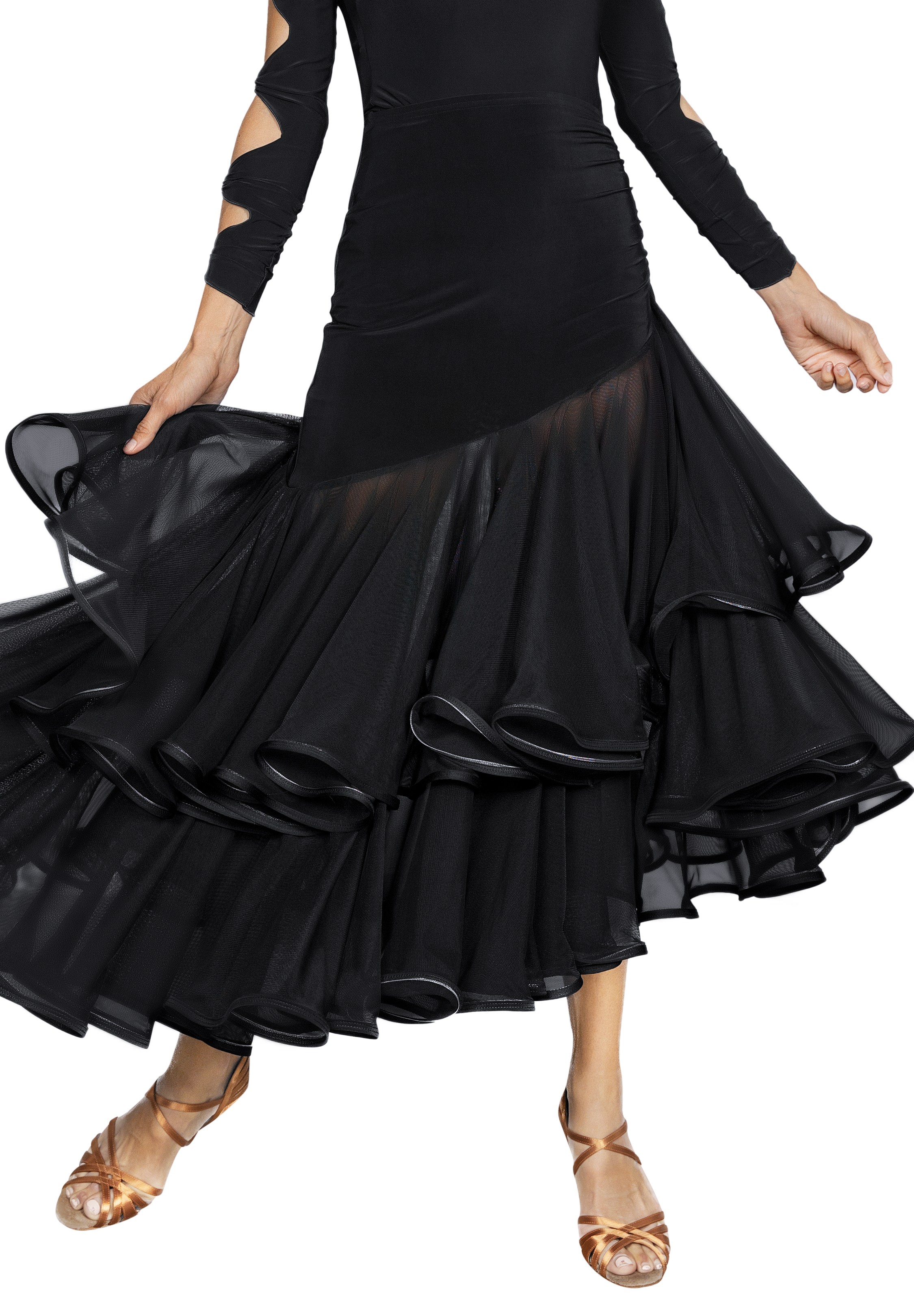 flamenco dress black Elegant Black Flamenco Dress EM252 main image 1