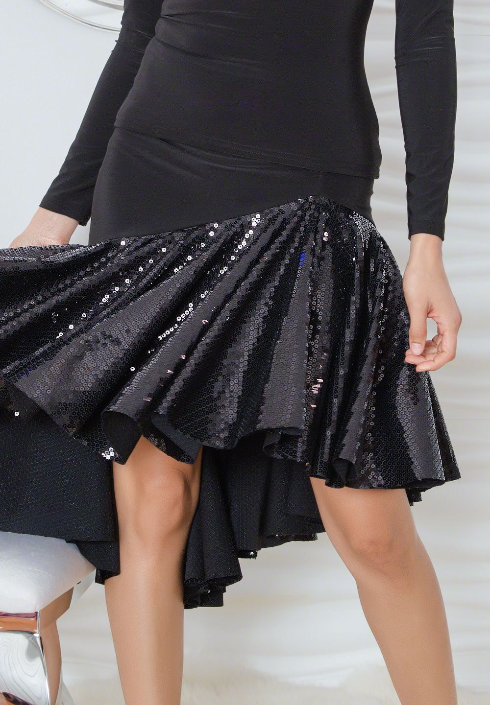 Dance America S811 Sequin-Black Sequin