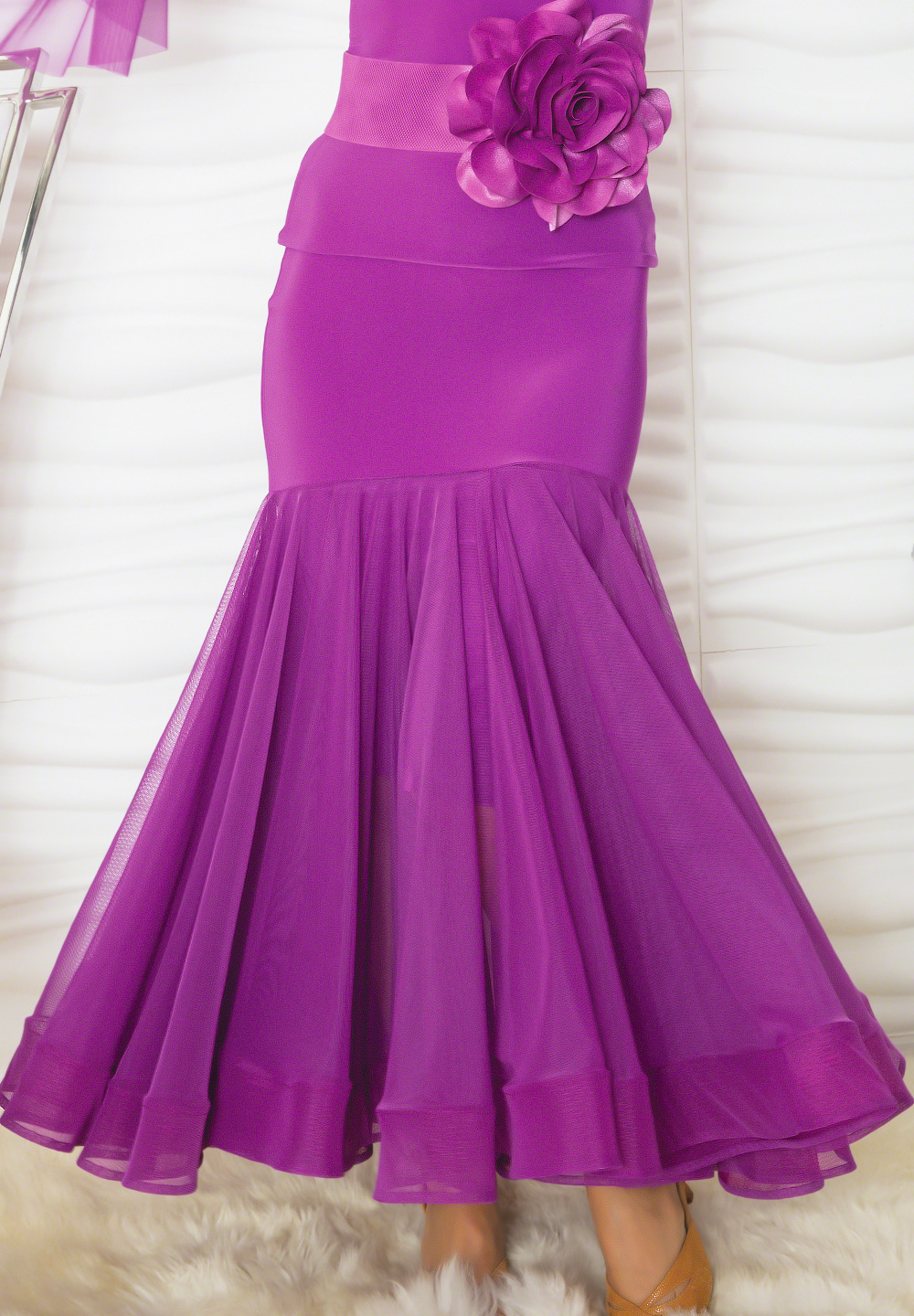 Dance America S815 - Long Nimbus Skirt-Amethyst