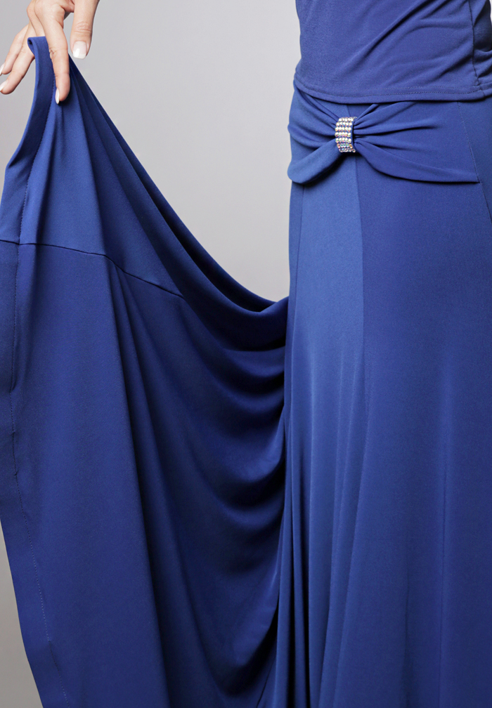 Dancemo 6 Panel Ballroom Skirt with Rhinestones Skirts