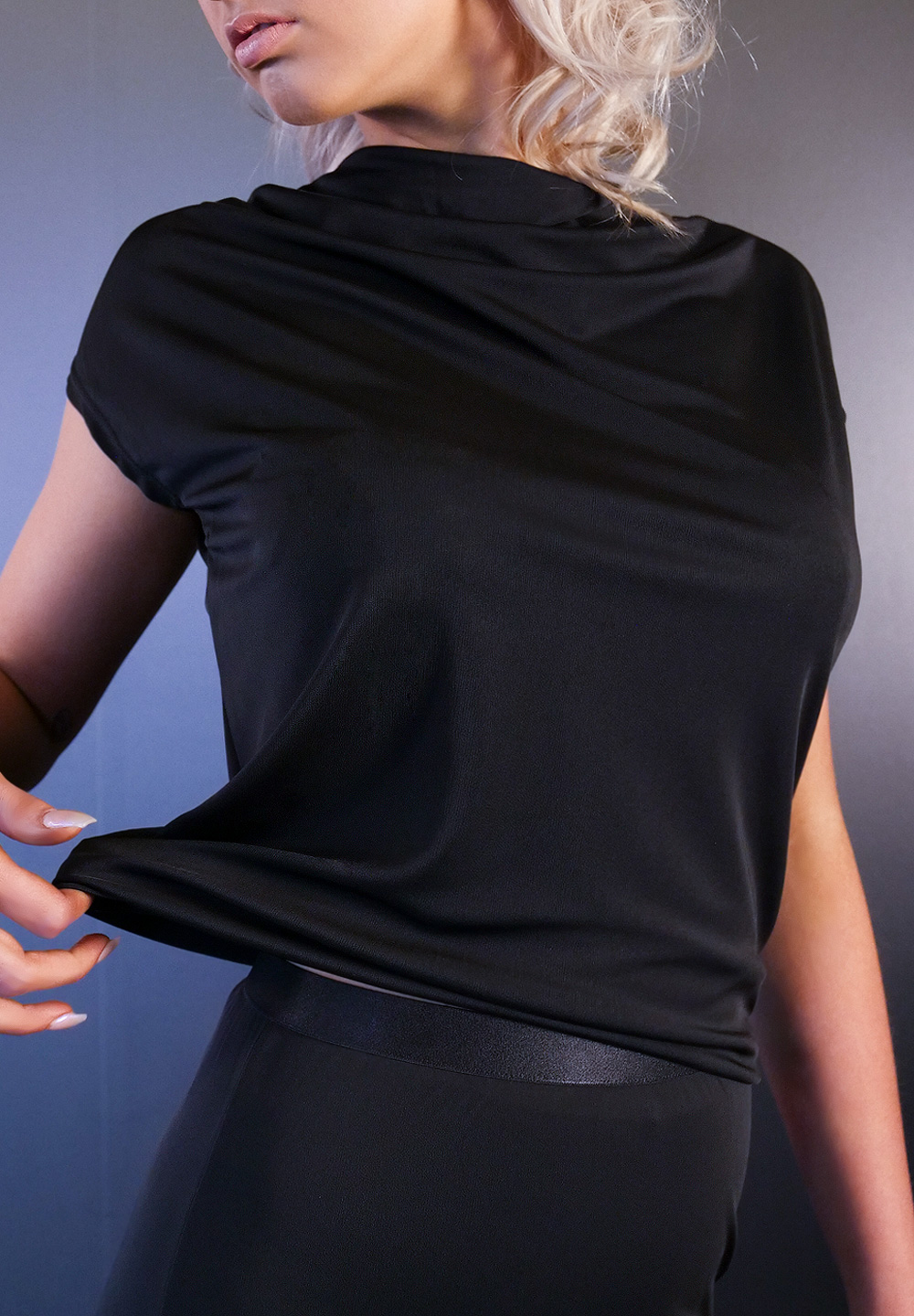 EM Couture Paradise Latin Skirt-Black 1672