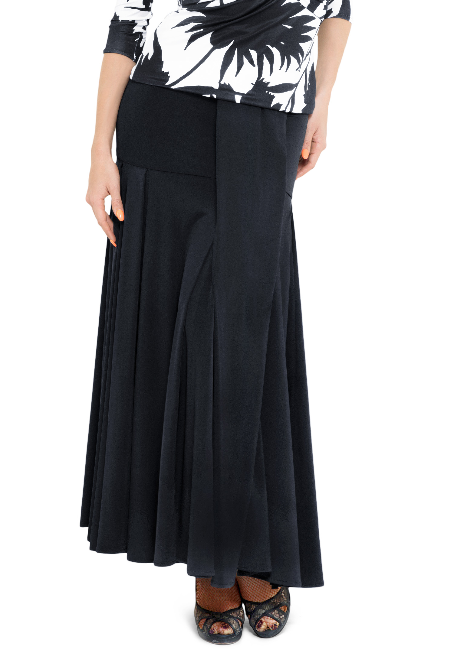 Espen Molina Ballroom Skirt ES18L3-Black