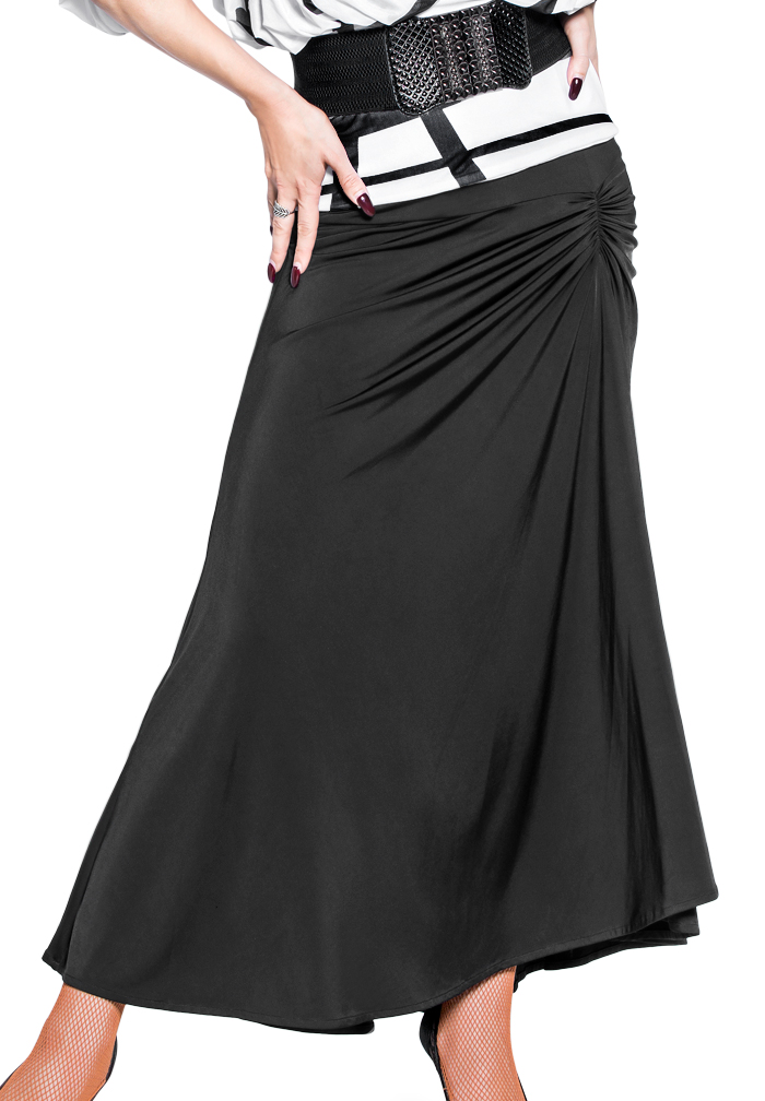 Espen Patos Skirt L3-Black Jersey