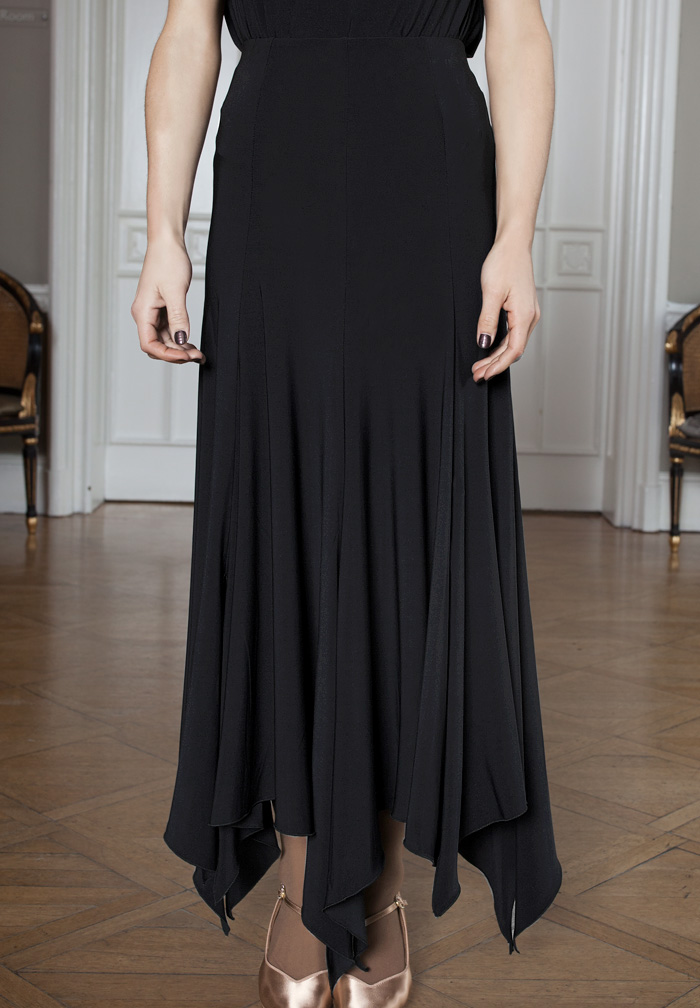 Chrisanne Clover Clio Ballroom Skirt - for Ballroom Dance Practice, Performance or Competition or Evening Wear and Social Dance