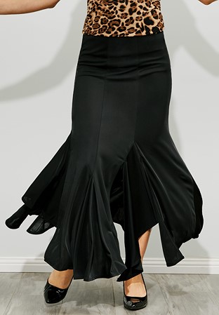 Je Dor Ballroom Blitz Long Skirt J6164C-Black