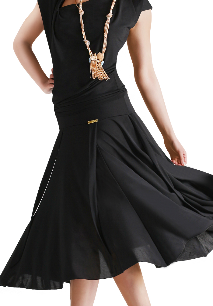 Maly Latin Dance Skirt with 3/4 Length MF151501 | Skirts