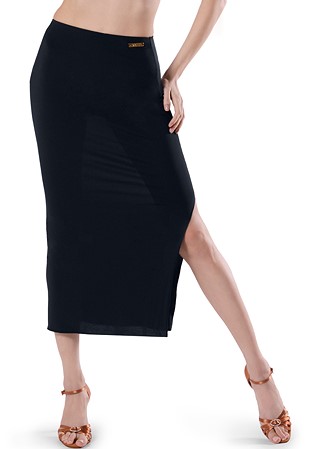 Maly Tight Cut Latin Skirt MF161503-Black