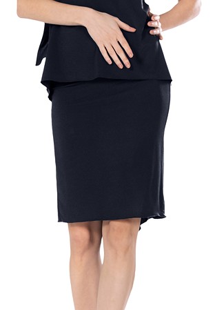 Maly Triangle Hem Latin Skirt MF191502-Black