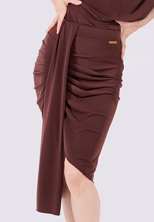 Maly Women’s Chiara Latin Skirt MF231501-Tobacco