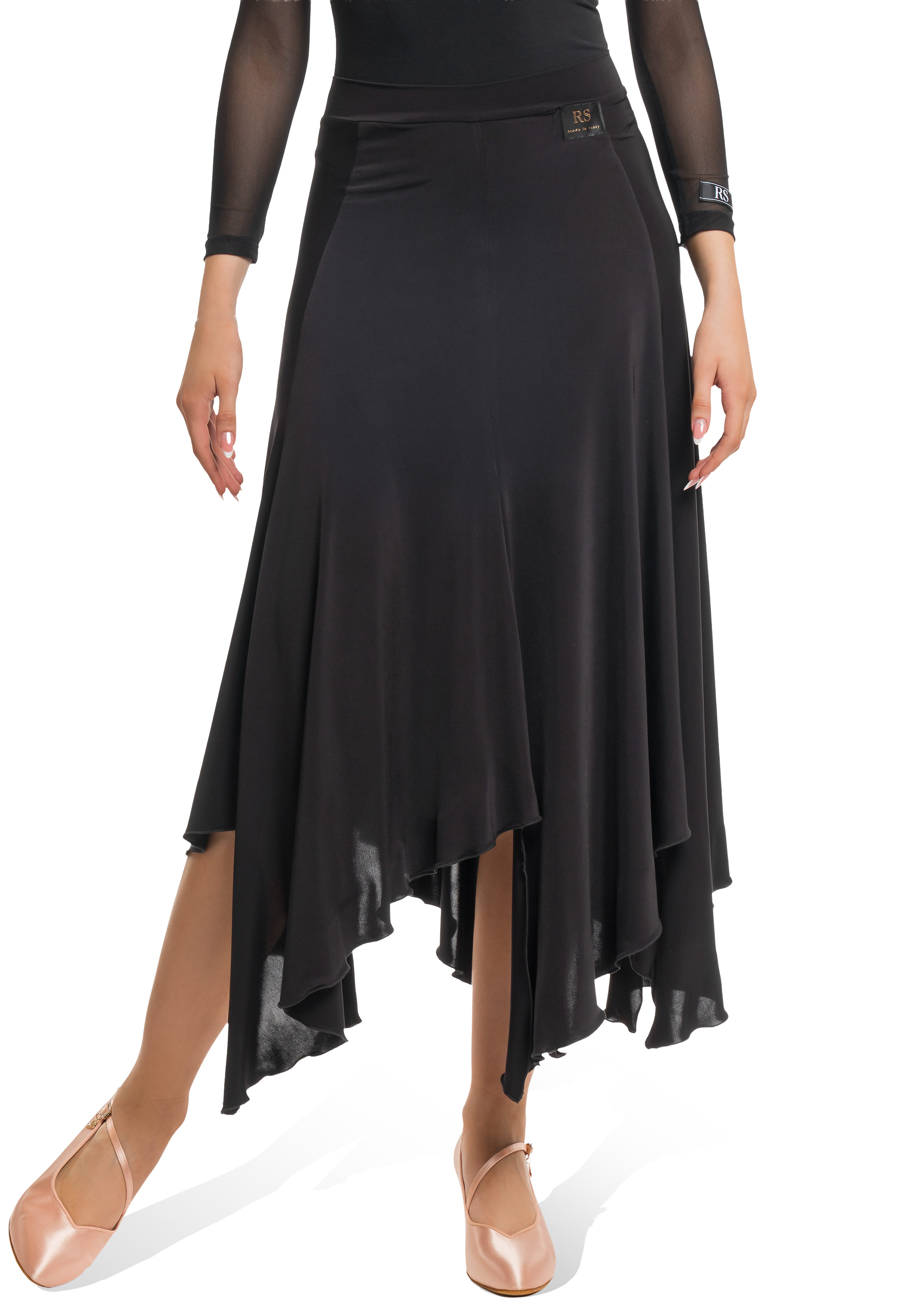 RS Atelier Wind Ballroom Skirt-Black