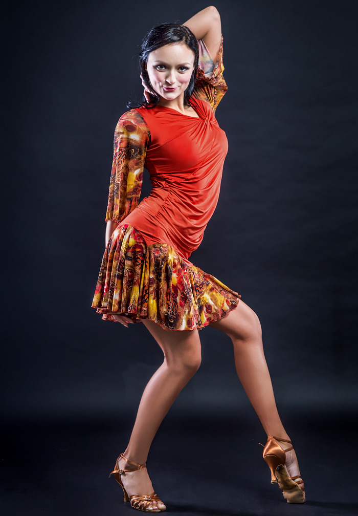 Werner Kern Latin Dance Skirt Liya PRA 1499