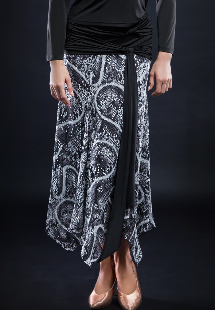 Santoria Naka Skirt S9007-Grey Cobra/Black Mix