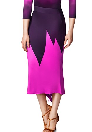 Sensu Ombre Dance Skirt S1-Black/Lilac Ombre