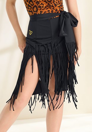 Gio Mio Sephora Womens Latin Skirt GM0148-Black