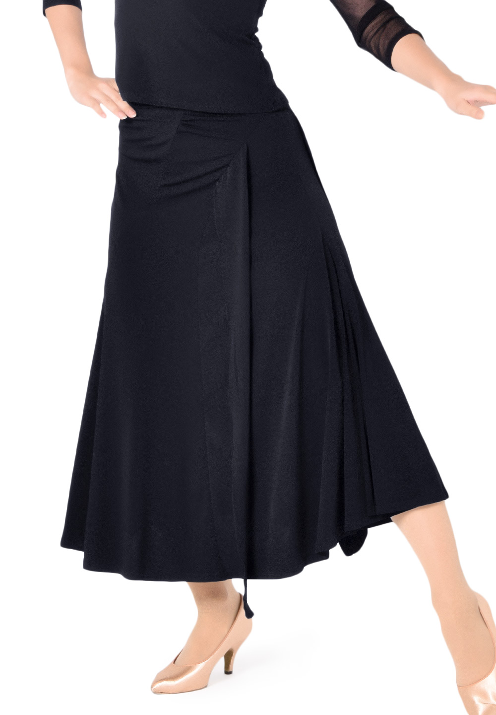 Taka Asymmetric Cut Skirt KR1811RA-SK199-Black