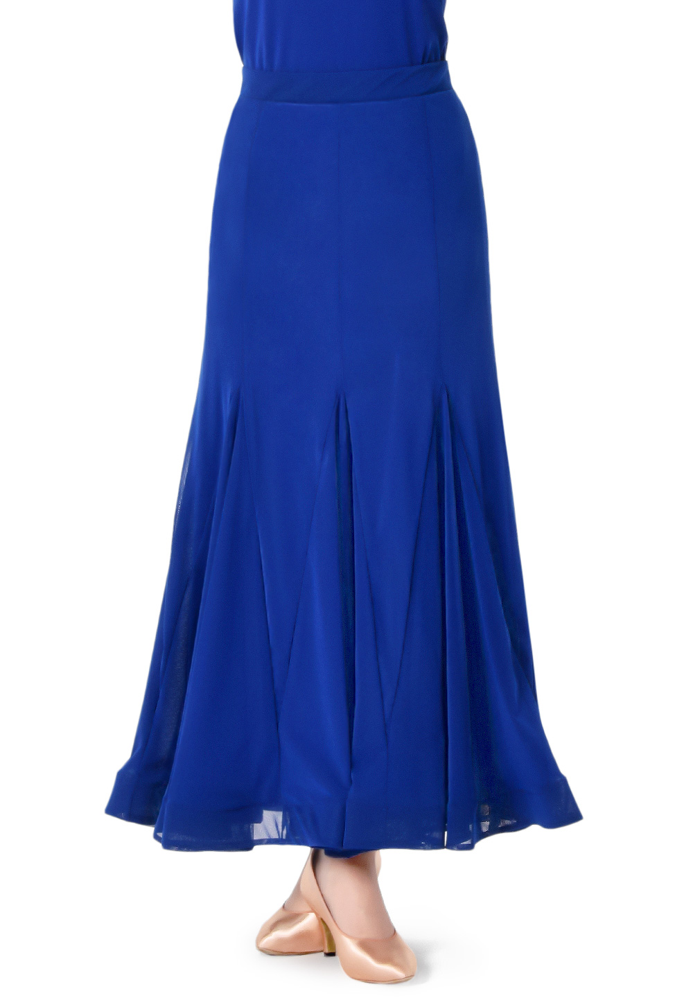 Taka Ballroom Skirt w/ Godets KR1809RA-SK188-Blue