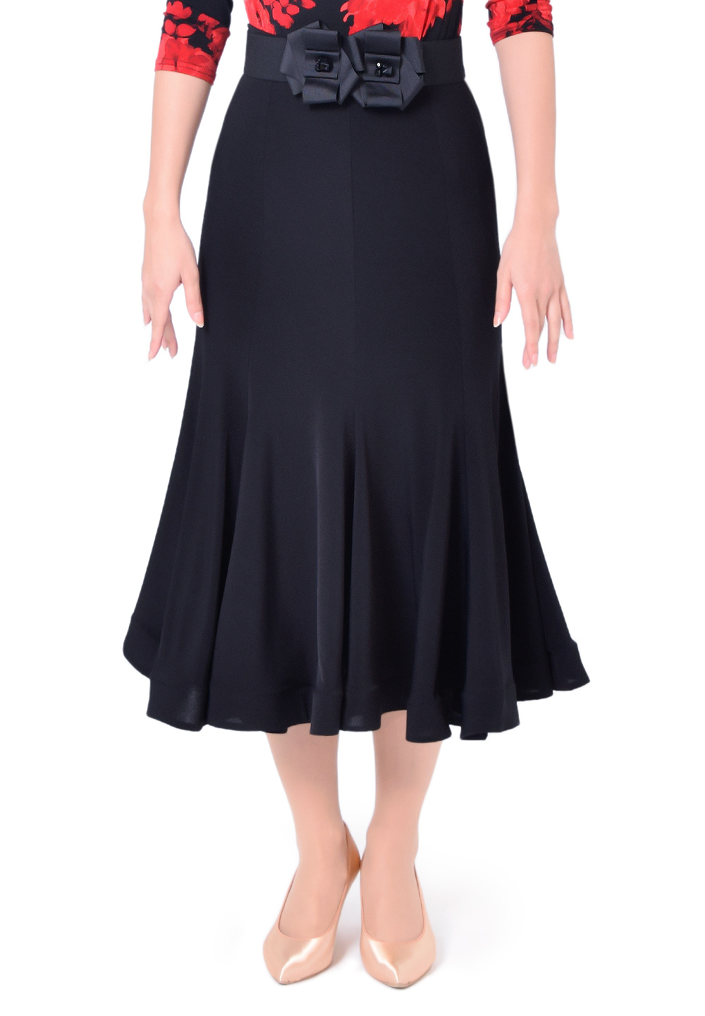 Taka Essential Flared Practice Skirt KR1808RA-SK171-All Black